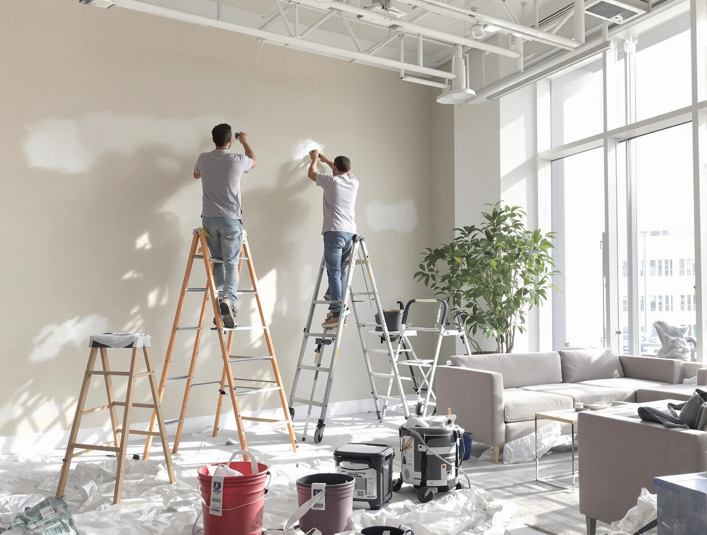 Wickliffe House Painters delivering commercial painting services in Wickliffe, OH