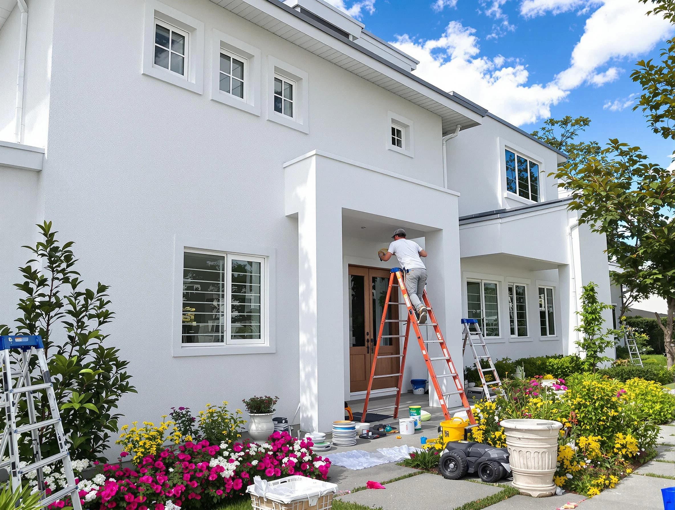 Wickliffe House Painters team delivering a fresh exterior coat in Wickliffe, OH